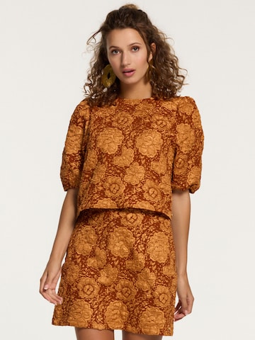 Shiwi - Blusa 'Santa' em laranja: frente