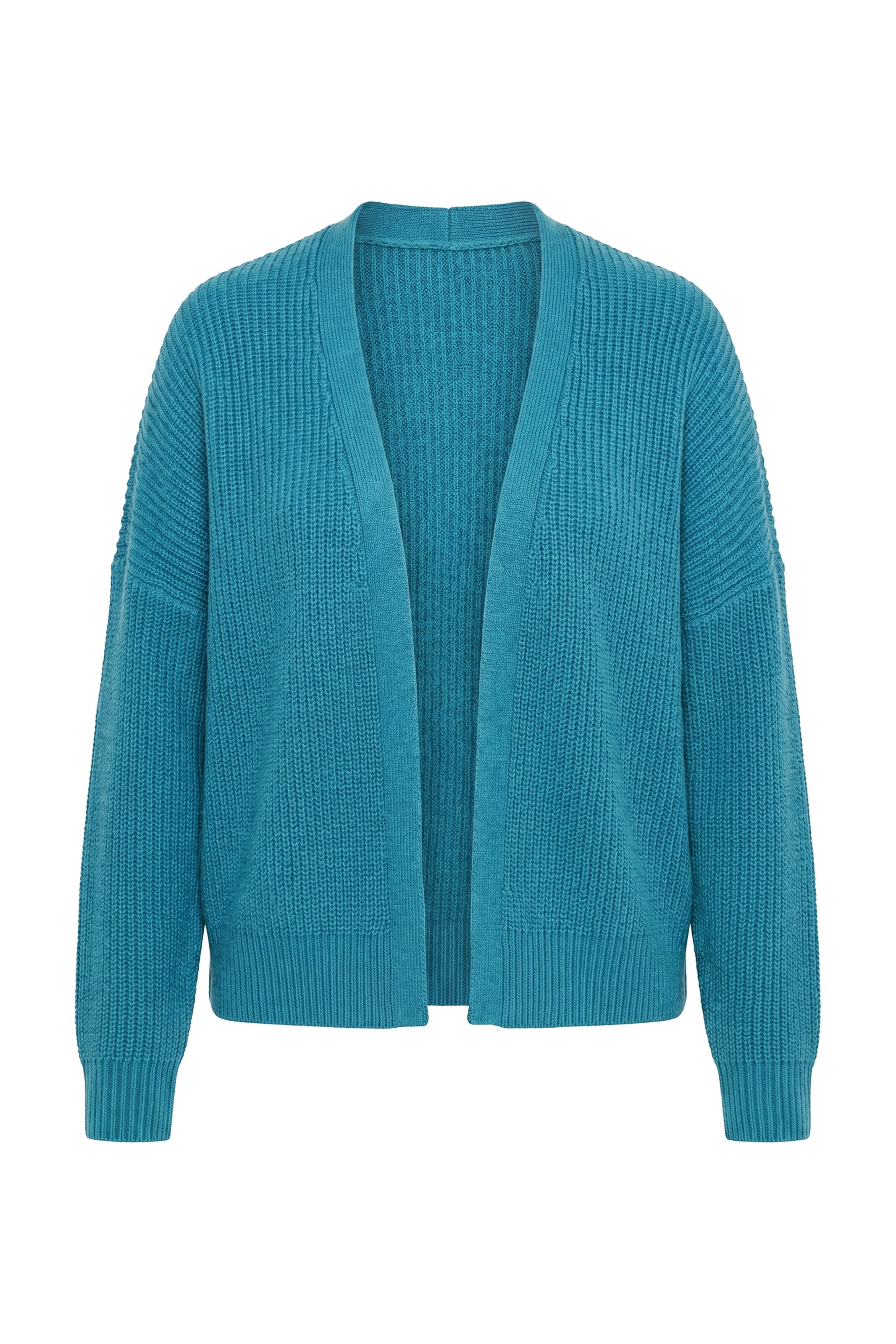 Ulla Popken Strickjacke in Blau: Vorderseite