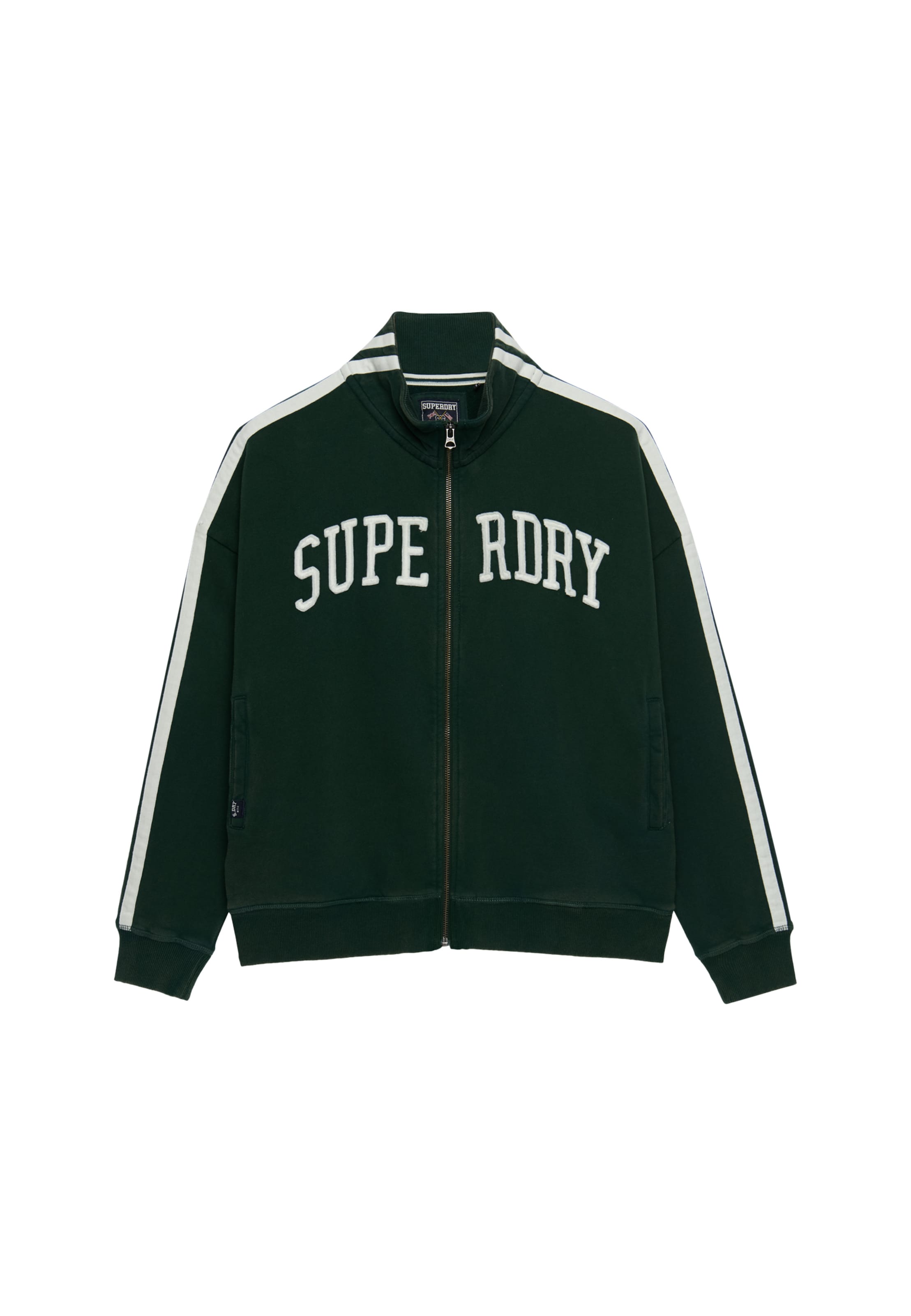 Veste de survêtement 'Athletic Essentials' Superdry & Co en vert : devant