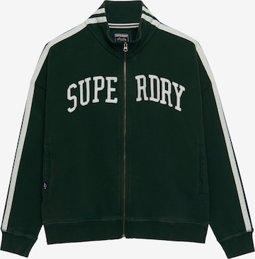 Veste de survêtement 'Athletic Essentials' Superdry & Co en vert : devant
