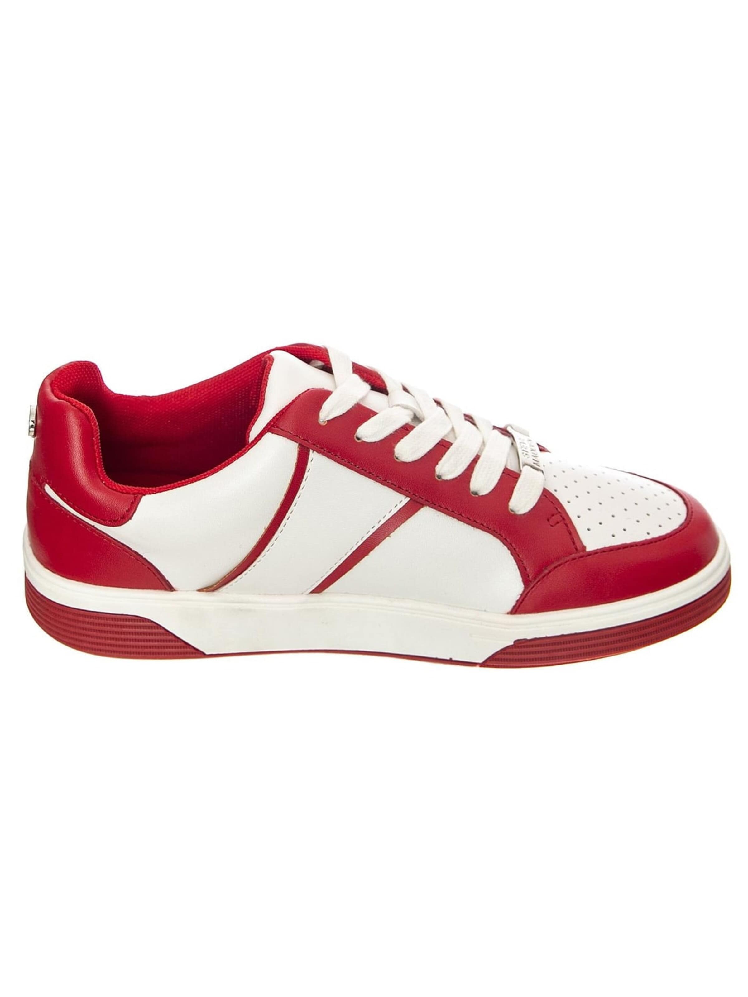 Sneaker bassa 'W' Axis-SM Red Multi Sandals' di STEVE MADDEN in bianco