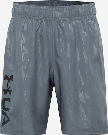 UNDER ARMOUR - Pantalón deportivo 'Emboss' en gris: frente