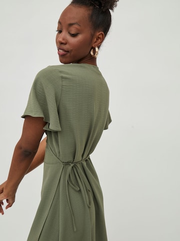 VILA Dress 'Lovie' in Green