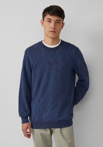 Sweat-shirt s.Oliver en bleu : devant