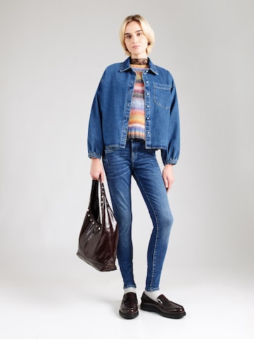 QS Skinny Jeans 'Sadie' in Blau