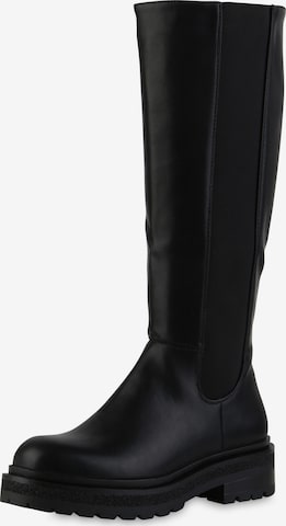 Bottes 'Clarissa' Van Hill en noir : devant