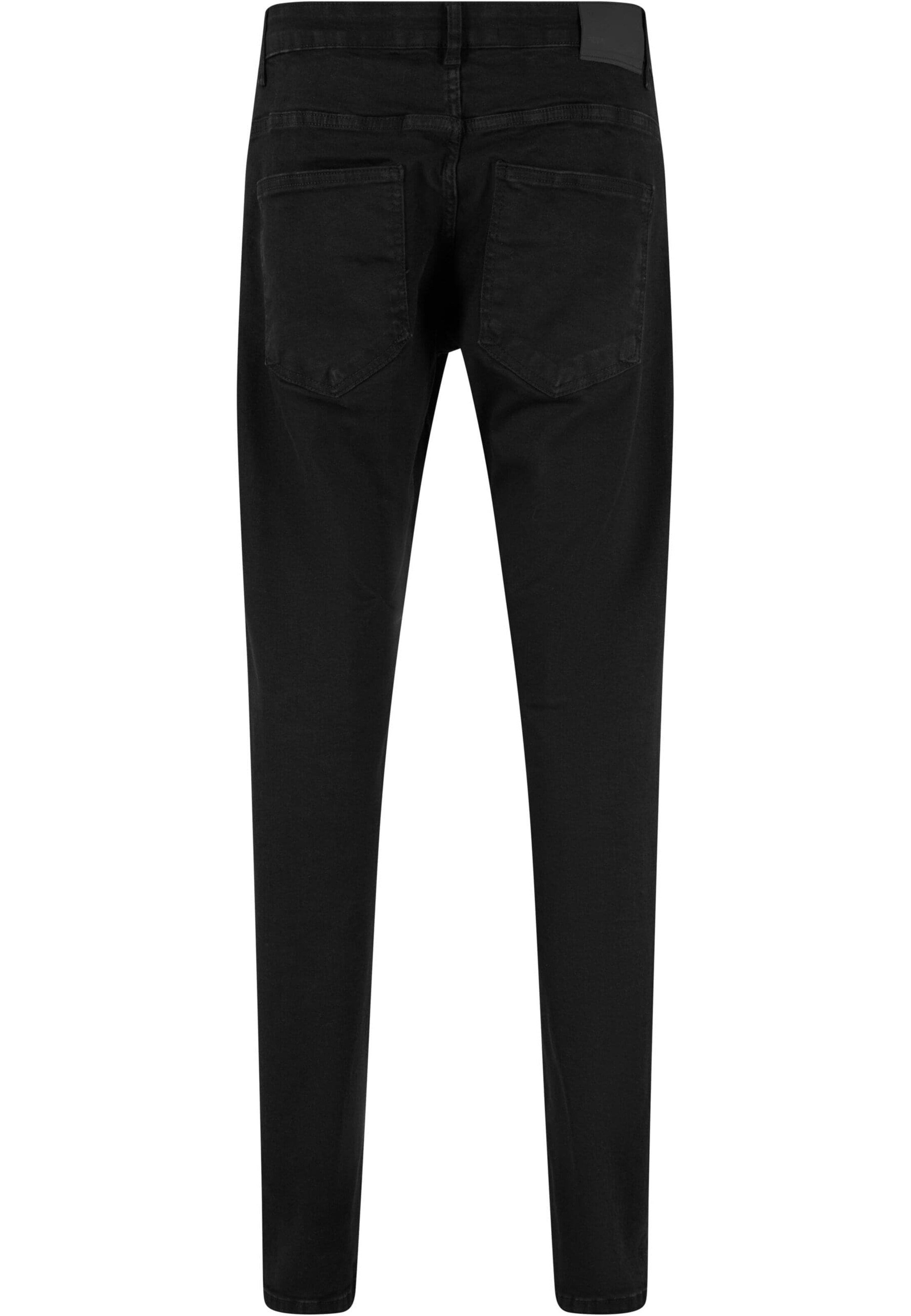 2Y Premium Slimfit Jeans in Zwart