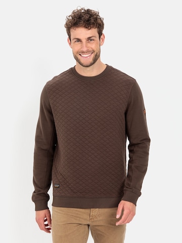 CAMEL ACTIVE Sweatshirt in Brown: front