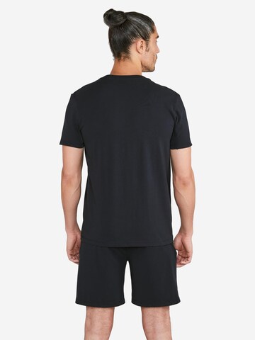 JOOP! Pyjama kurz 'Comfort'‌‌‌‌‌‌‌‌‌‌ in Schwarz