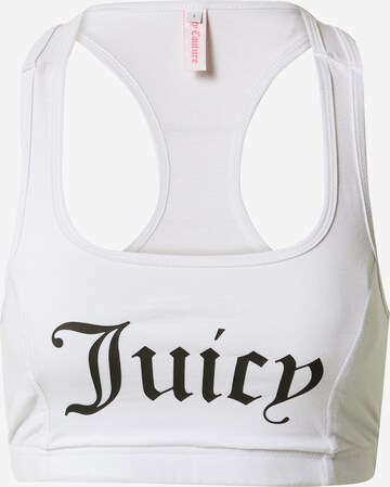 Juicy Couture Sport Бюстие Спортен сутиен 'PALOMA' в бяло: отпред