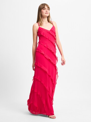 Marie Lund Abendkleid in Pink: Vorderseite