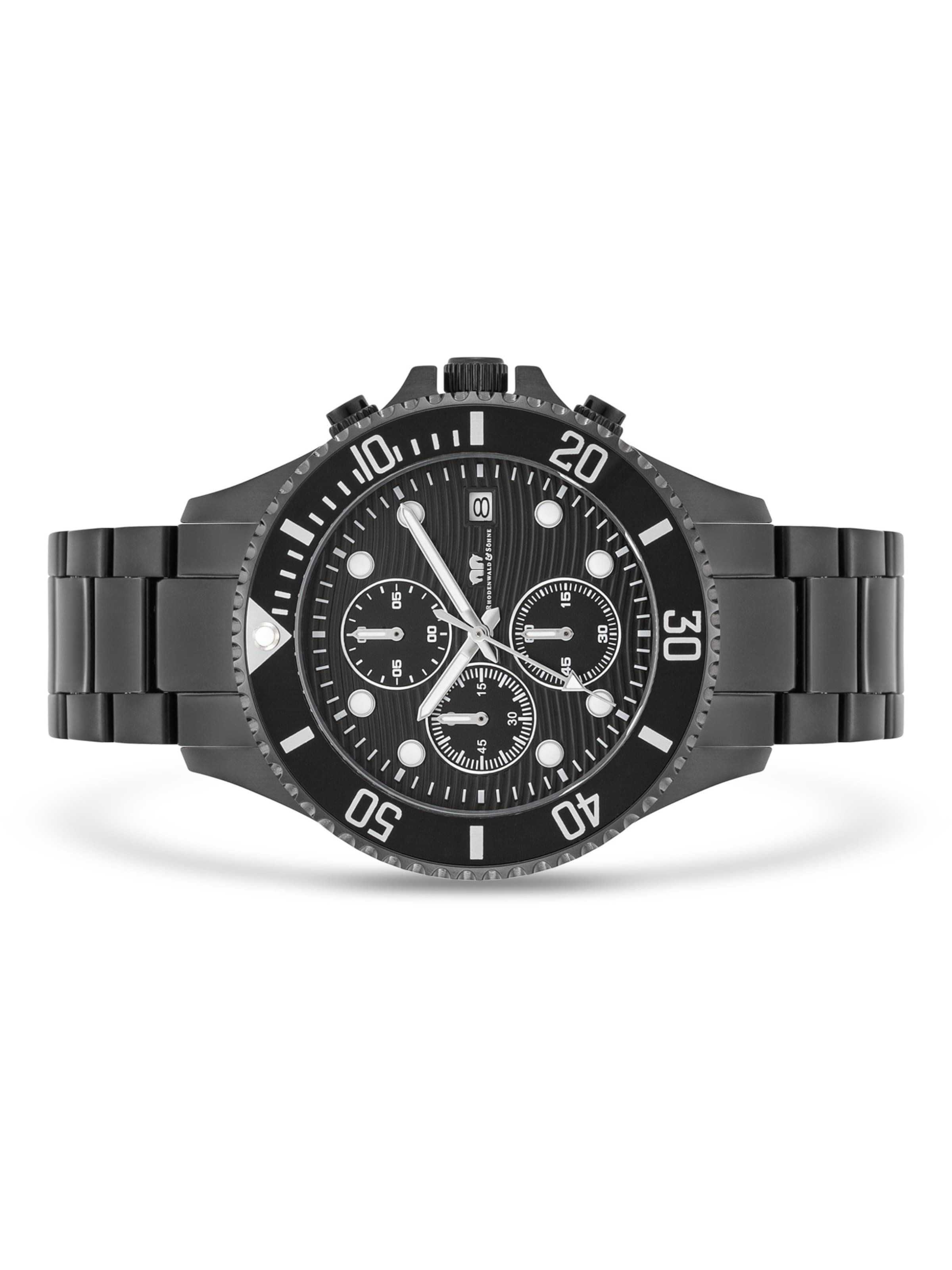 Montre à affichage analogique Rhodenwald & Söhne en noir