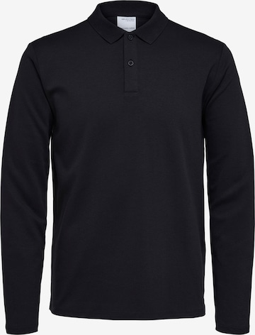 SELECTED HOMME Poloshirt 'Toulouse' in Schwarz: predná strana