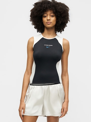 Nike Sportswear Топ в черно: отпред