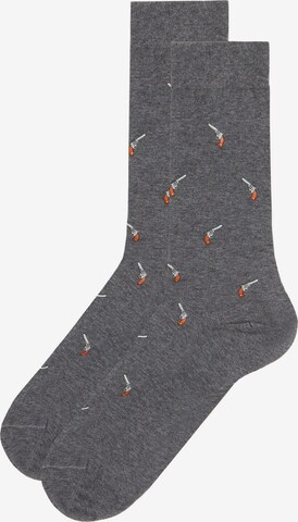 INTIMISSIMI Socks in Grey: front