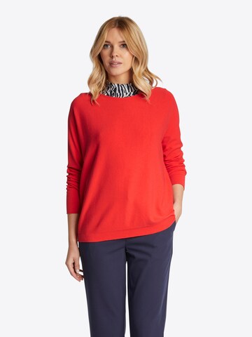 Pull-over Rich & Royal en rouge : devant