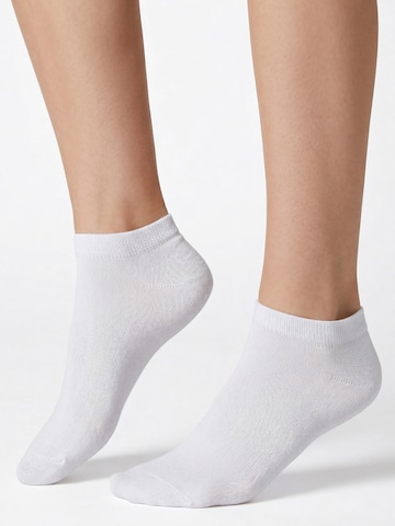 footstar Ankle Socks 'EVERYDAY!' in White