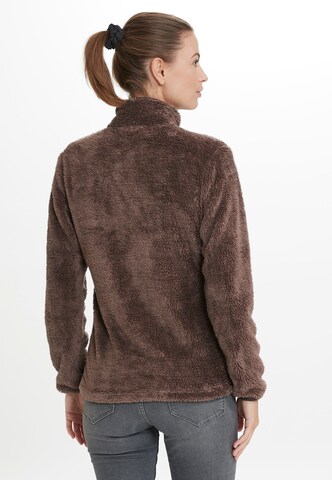 Weather Report Athletic Fleece Jacket 'Lucille' in Brown