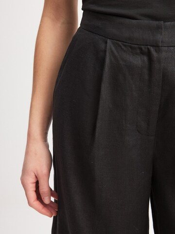 NA-KD Wide leg Pants in Black