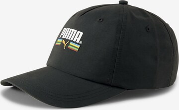 PUMA Athletic Cap in Black: front