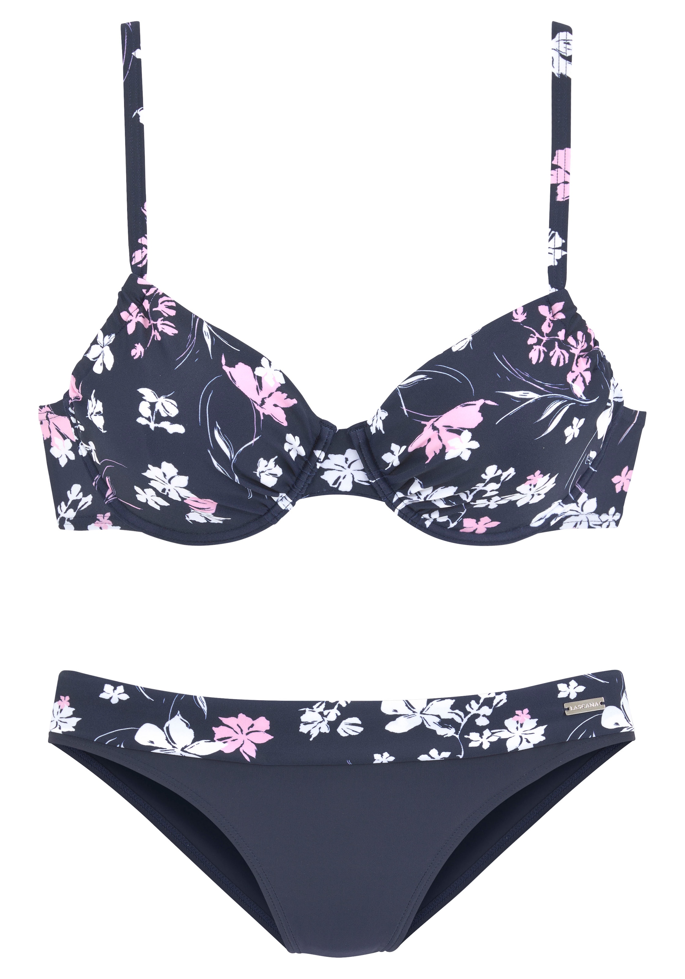 LASCANA Minimizer Μπικίνι σε μπλε: μπροστά