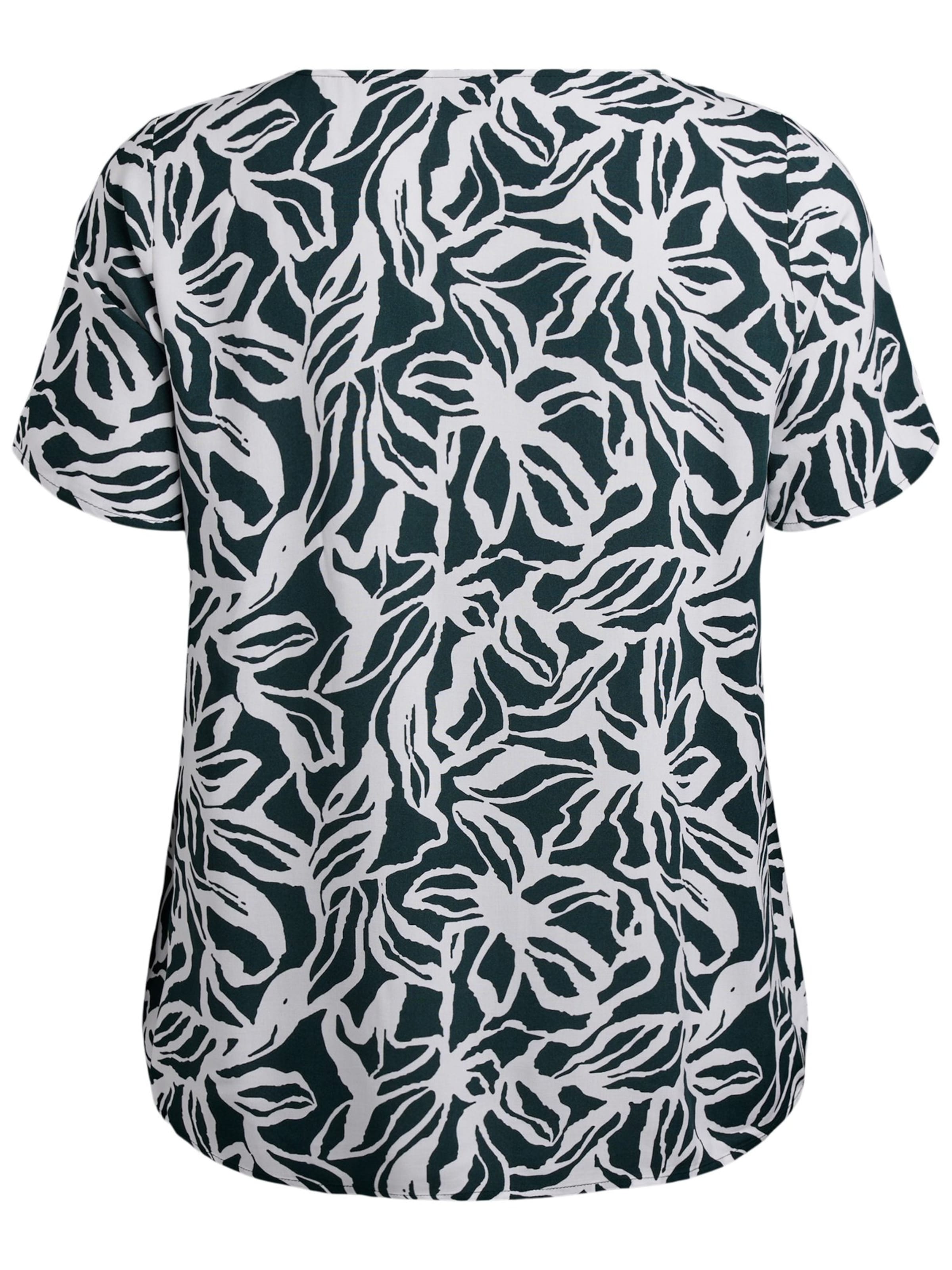Flash by Zizzi Bluse 'Flbilly' in Grün