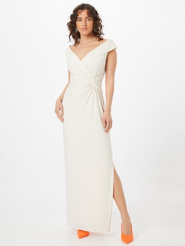 Lauren Ralph Lauren - Vestido de noche 'LEONIDAS' en beige: frente