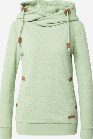 Hailys Sweatshirt 'Janette' in Green: front