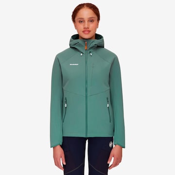 MAMMUT Outdoor Jacket in Green: front