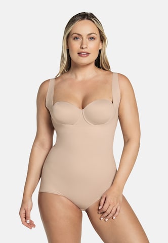 LEONISA Form-Body in Beige: Vorderseite
