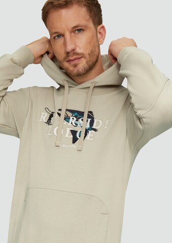s.Oliver Sweatshirt in Beige