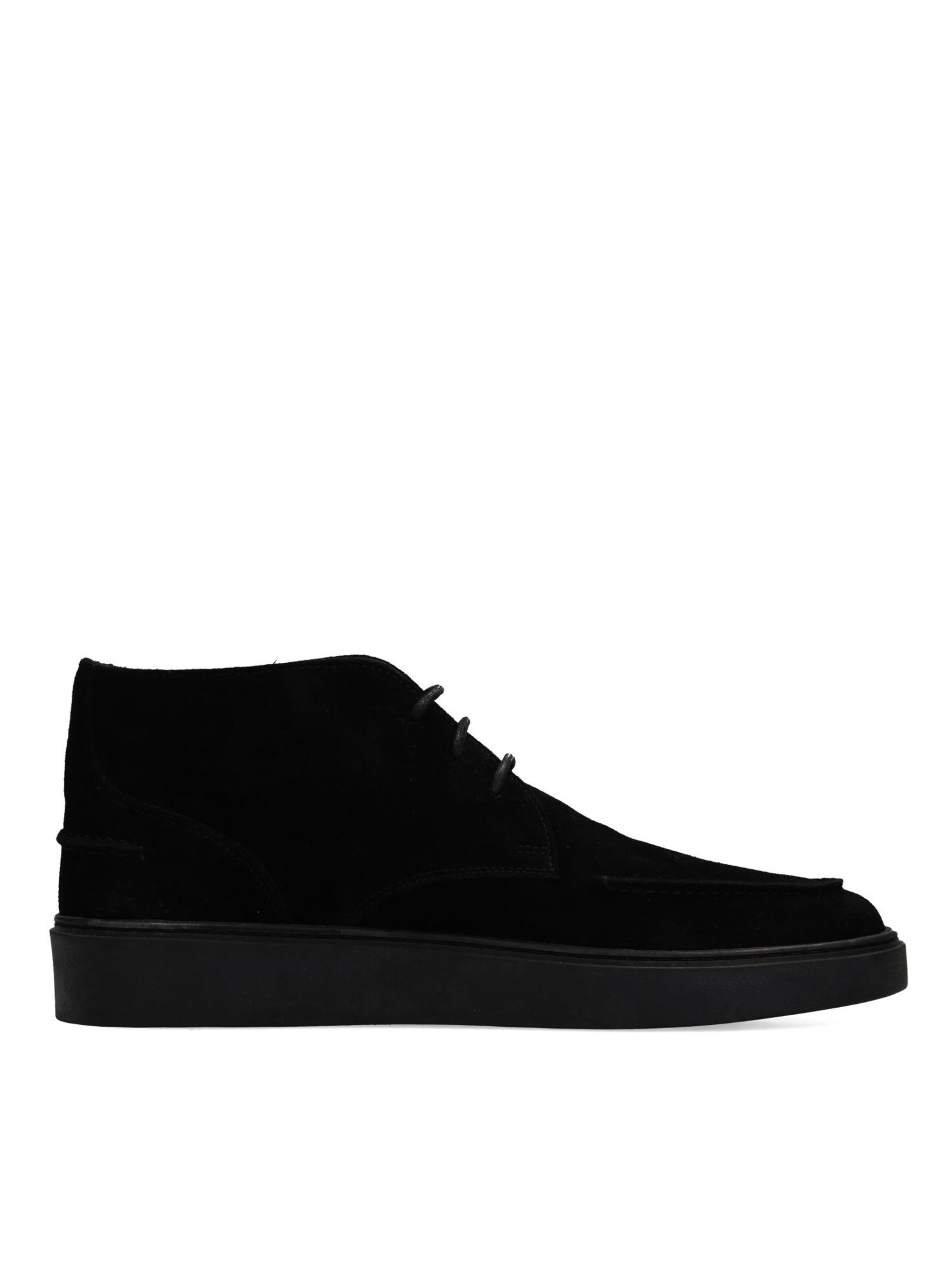 MANFIELD Lace-Up Boots in Black