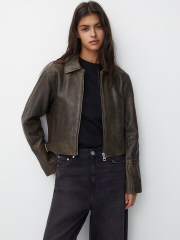 Veste mi-saison Pull&Bear en marron : devant