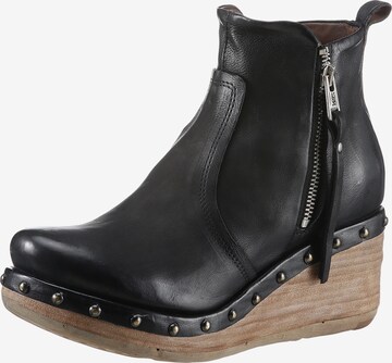 A.S.98 Ankle Boots in Black: front