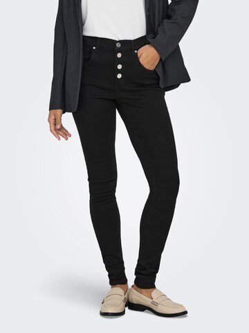 ONLY Skinny Jeans 'ONLRAIN' in Black: front