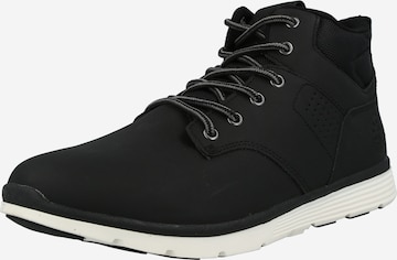 JACK & JONES Veterboots 'JOINER' in Zwart: voorkant