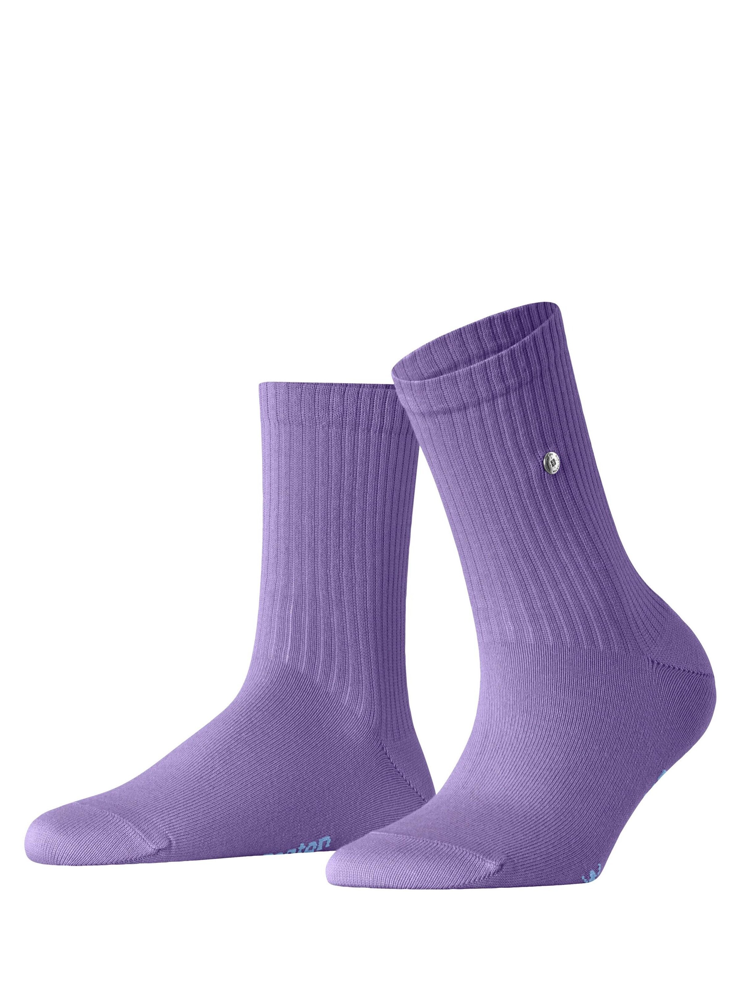 BURLINGTON Socks 'Fleet Street' in Purple: front