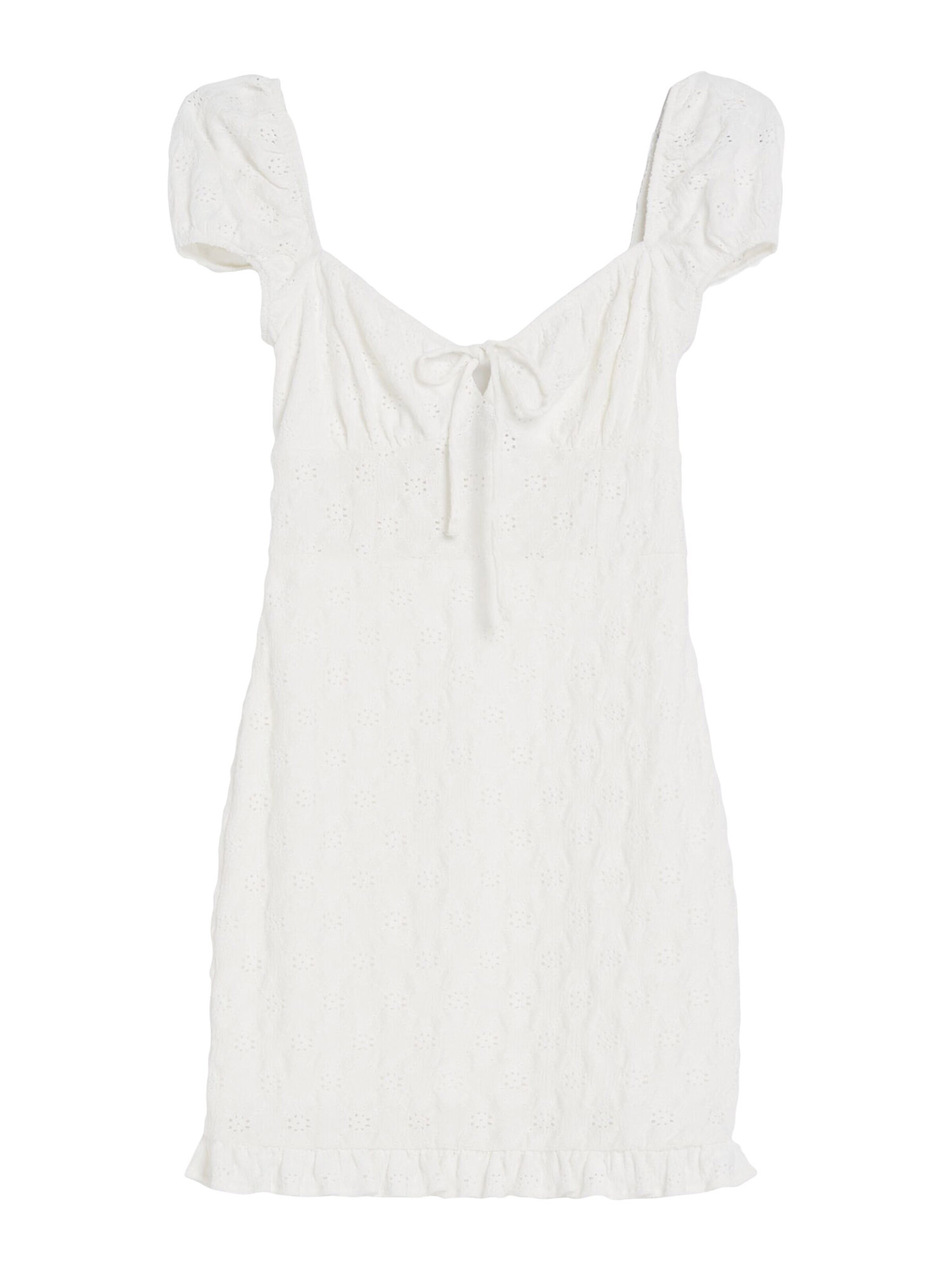 Bershka Лятна рокля в бежово: отпред