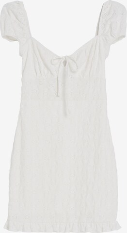 Bershka Summer Dress in Beige: front