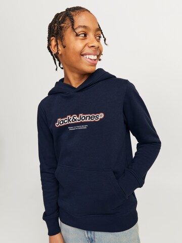 Jack & Jones Junior Sweatshirt 'VESTERBRO NEWTON' in Blue: front