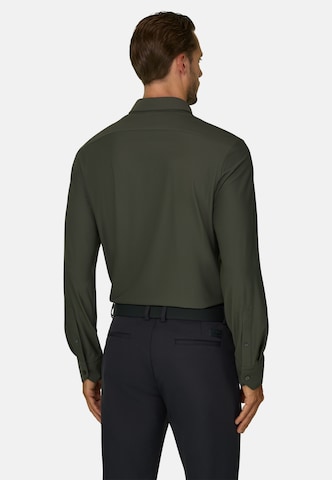 Coupe slim Chemise Boggi Milano en vert