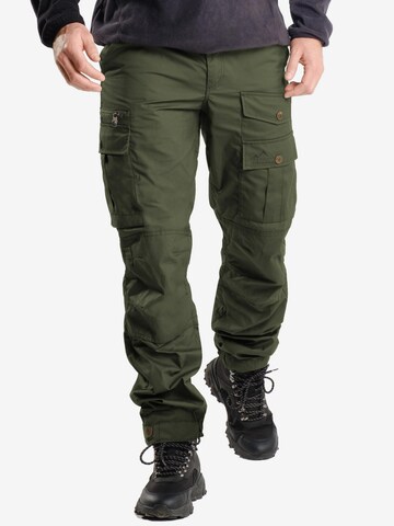 Regular Pantalon outdoor 'Leviathan' normani en vert : devant