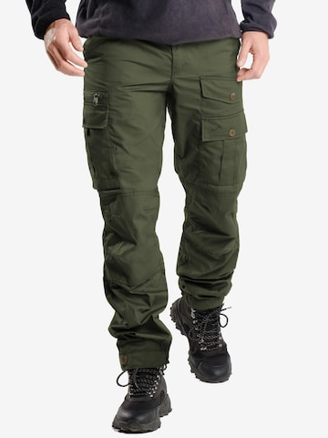 normani Regular Outdoor Pants 'Leviathan' in Green: front