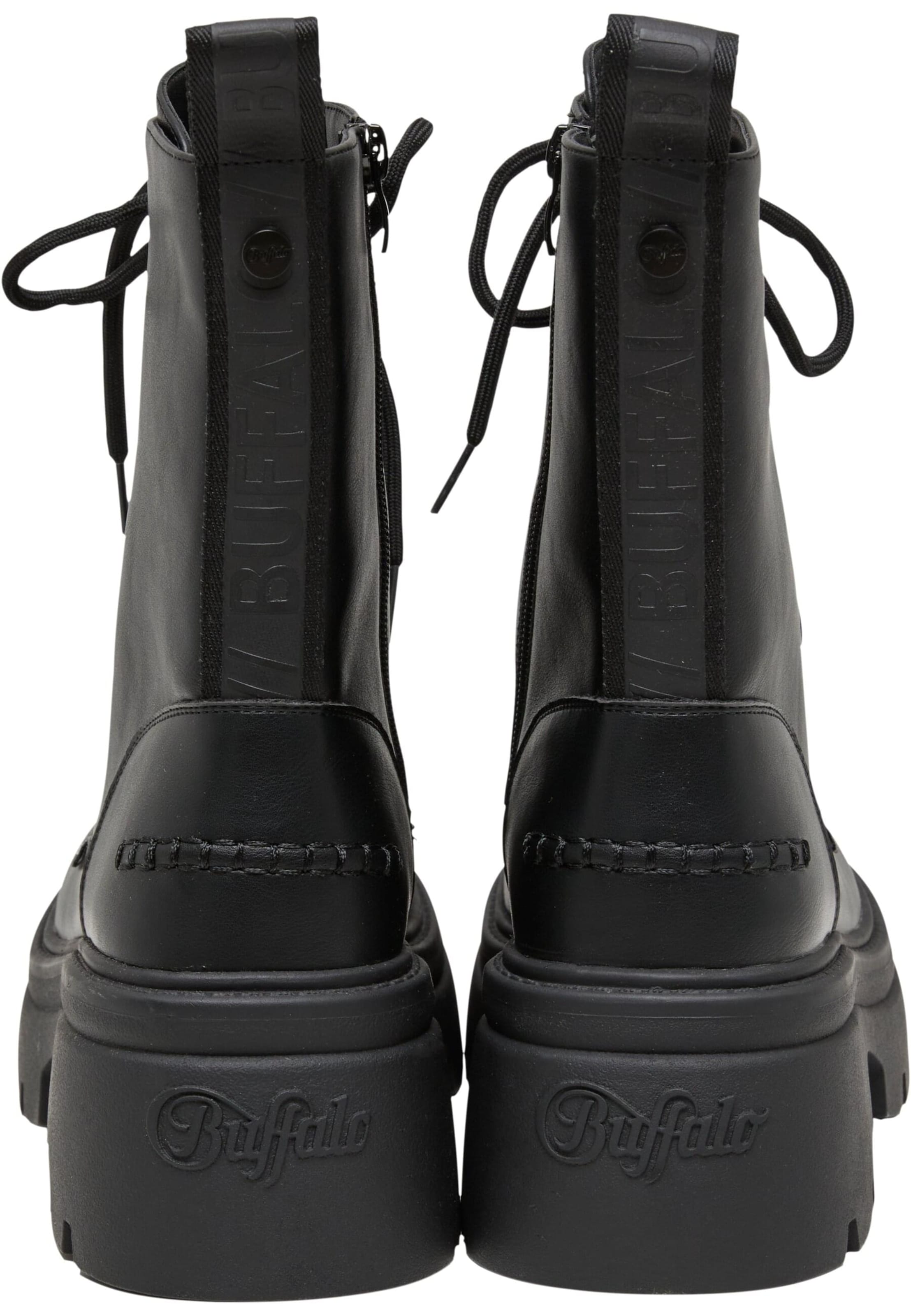 Bottines à lacets 'Zaven' BUFFALO en noir