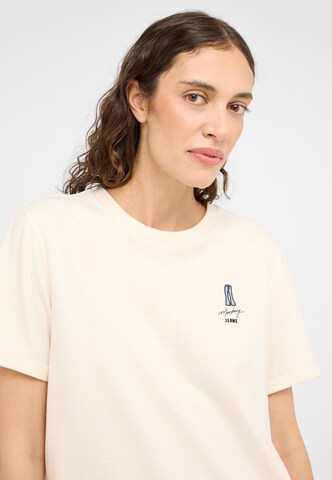 MUSTANG T-Shirt 'Style Monroe' in Weiß