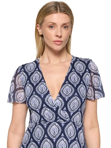 Cartoon Kleid in Blau