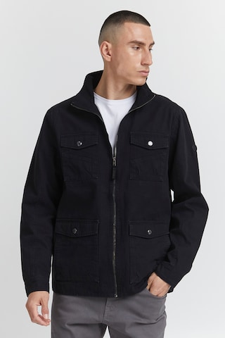 INDICODE JEANS Between-Season Jacket 'Bolven' in Black: front