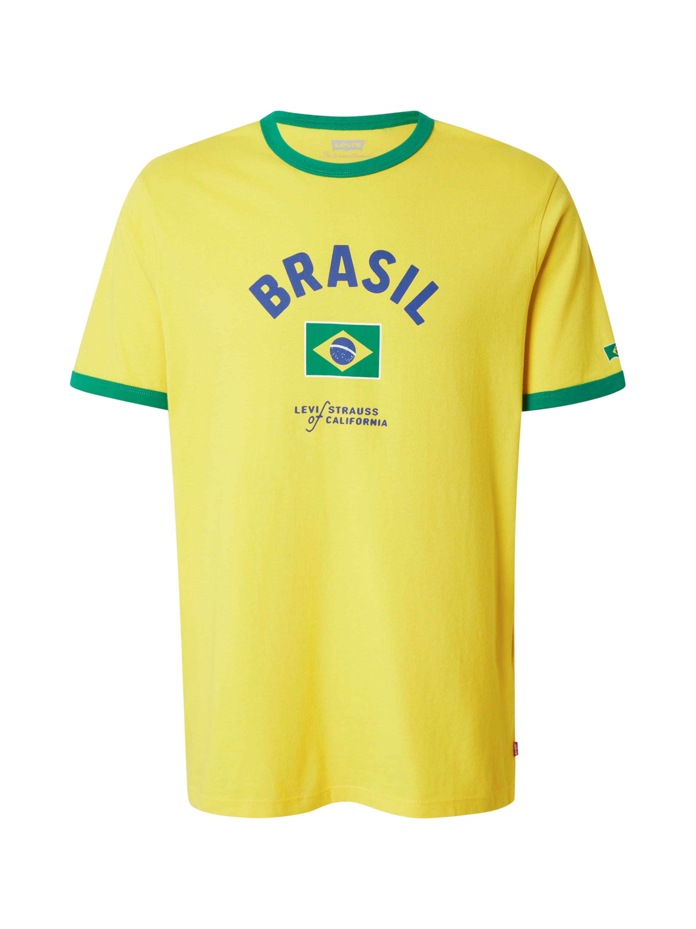 LEVI'S ® Tričko 'X WC RINGER', veľkosť S - modrá / žltá / zelená, Produkt