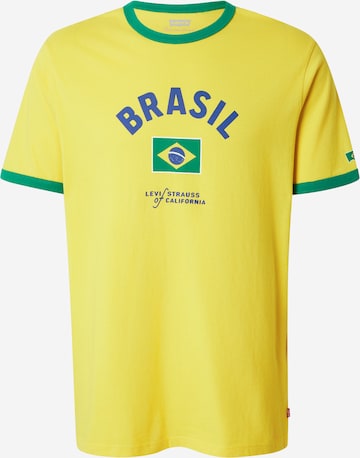 LEVI'S ® Tričko 'X WC RINGER' - Žltá: predná strana