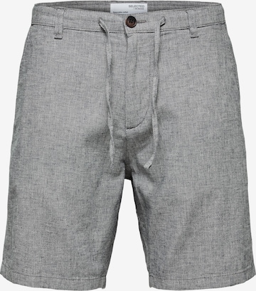 Pantalon chino 'Brody' SELECTED HOMME en bleu : devant